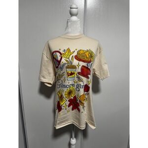 BoxLunch Gilmore Girls Luke's Diner Graphic T-Shirt Cream Beige Women's Medium
